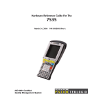 Psion Teklogix 7535 Hardware reference guide