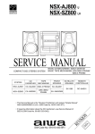 Aiwa NSX-AJ800 Service manual