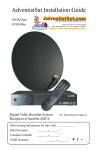 AdventistSat GEOSATpro DVR1000ci Installation guide