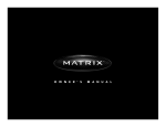 Matrix Elliptical Total Body Specifications