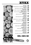 ATIKA KSL 2401-40 - Operating instructions