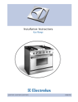 Electrolux E36GF76GPS Use & care guide