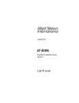 Allied Telesyn International Corp AT-810SL User manual