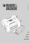 Black & Decker 200 WATT Instruction manual