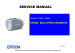 Epson Stylus CX3100 Service manual