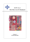 MSI 865PE Neo Instruction manual