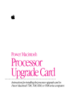Apple Power Macintosh 9500 Series Specifications