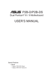 Asus Terminator P-III User`s manual