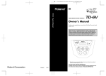 Roland TD-6V Owner`s manual