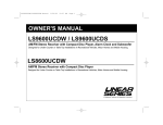 Magnadyne LS9600UCDW Owner`s manual