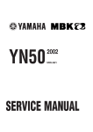 Yamaha NEO'S YN50 Service manual
