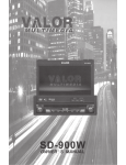 Valor SD-900W User manual