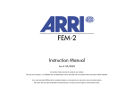 ARRI WRC-1 Instruction manual