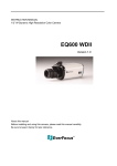EverFocus WDII EQ600 Instruction manual