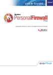 Telstra BigPond brings you McAfee Firewall Plus UserGuide