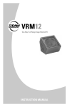EAW VRM12 Instruction manual