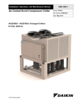 Daikin AGZ030EH Unit installation