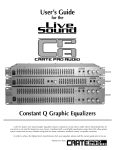 Crate LS3-231 User`s guide