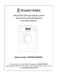 Russell Hobbs RHWM81400DIDW Instruction manual