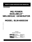 MULTIQUIP BLW-400SSW Specifications