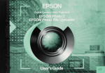 Epson PhotoPC PhotoPC Mac User`s guide