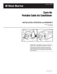 Dometic CABIN COMFORT Operating instructions