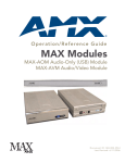 AMX MAX-MMS-12S Product specifications
