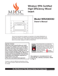 MHSC WR2500X02 Owner`s manual