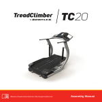 Bowflex TreadClimber TC20 Owner`s manual