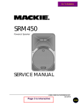 Mackie C300 Service manual