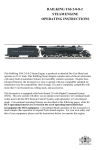 Rail King Y6b 2-8-8-2 Operating instructions