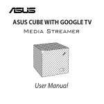 Asus Wi-Fi TV User manual