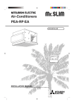 Mitsubishi PEA-EA Installation manual