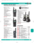 Motorola 53872 - Drop-In 10-Hour Charging Tray Specifications