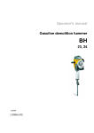 Wacker Neuson BH 24 Operator`s manual
