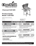Char-Broil 13301565 Product guide
