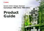 Canon CanoScan FB 630UI Product guide