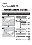 Canon CanoScan LiDE 80 User`s guide
