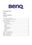 BenQ MP620C - XGA DLP Projector Service manual