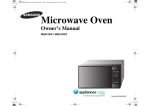 Samsung MS6104W Owner`s manual