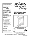 Vermont Castings 2823 Operating instructions