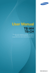 Samsung TB-CH User manual