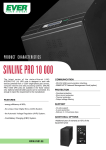Ever SINLINE PRO 10000 Technical data