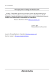 Renesas Single-Chip Microcomputer M32180T2-PTC Technical information