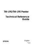 Epson L90P - TM Two-color Thermal Line Printer Product specifications