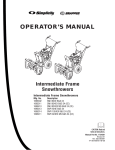 Simplicity SNP I924RX MS Operator`s manual