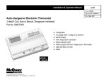 McQuay LIA266 Specifications