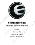 E-TON Beamer Service manual