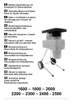 ATIKA BIOLINE 1600 - Operating instructions