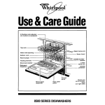 Whirlpool 8500 SERIES Operating instructions